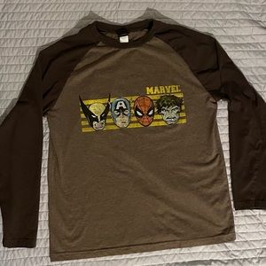 Marvel graphic long sleeve tee.